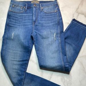 J. Crew Tall Point Sur hightower straight jean with let-down hems size 29T